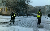 В Киеве начали штрафовать за неубранный снег