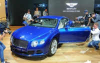 На мотор-шоу в Москве лучшим авто назвали Bentley Continental GT Speed