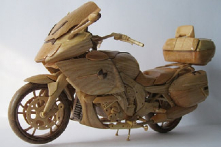 Деревянный 3D-конструктор Eco Wood Art Мотоцикл Cruiser