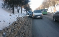 Необычное ДТП на Клочковском спуске в Харькове