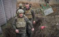 Зеленский переночевал на Донбассе с бойцами