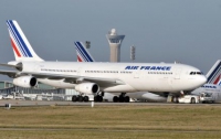 После проверки в Китае Airbus A340 компании Air France летал без винтов