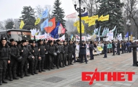 Милиция собирается разгонять митинг против принятия Налогового кодекса