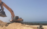 Израиль начал возводить морской барьер от сектора Газа