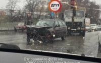 Ужасное ДТП в Киеве: полностью разбились два автомобиля